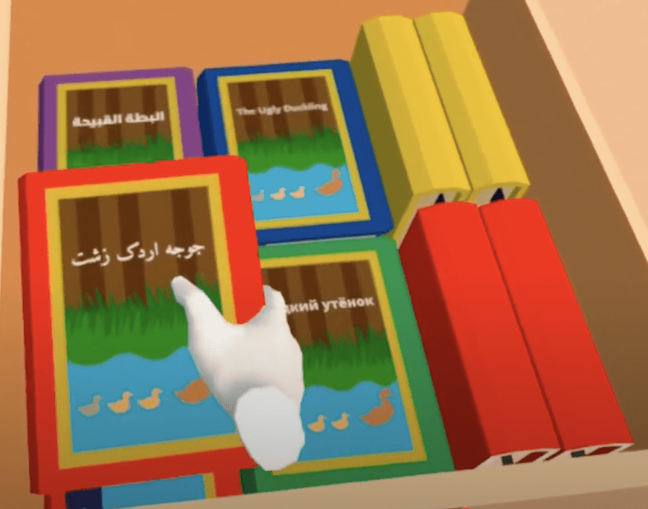 Regular Library service. Books in different languages